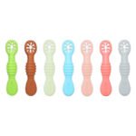 Baby Feeding Set Bpa Free Silicone Bib Spoon Teether Pacifier Training Drinking Cup Suction Bowl Plate Snack Cup - Image 5