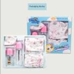 Factory Direct Sales Five Piece Pp Silica Gel Bottle Set Feeding Bottle Baby Suit New Born Baby Clothes Sets 0-3 Months - Image 2